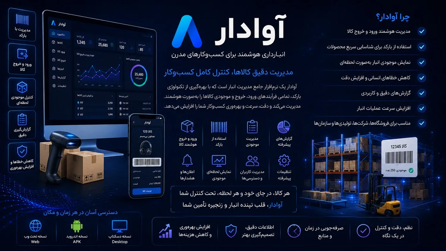 بنر محصول آوادار