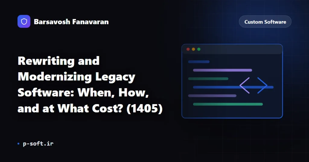 Rewriting and Modernizing Legacy Software: When, How, and at What Cost? (1405)