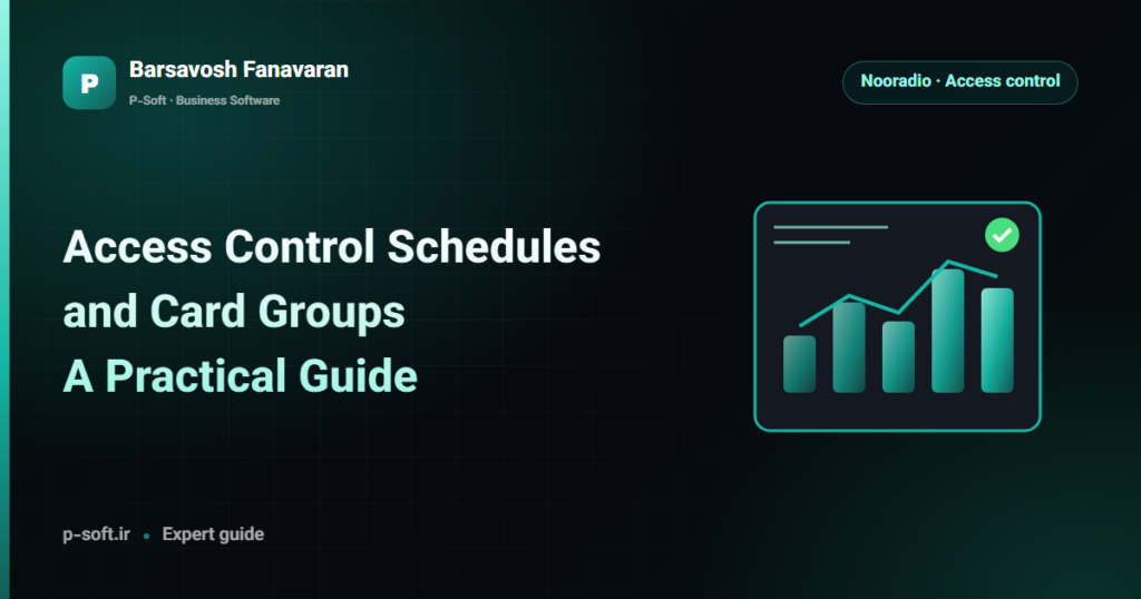 Access Control Schedules and Card Groups: A Practical Guide — Barsavosh Fanavaran guide