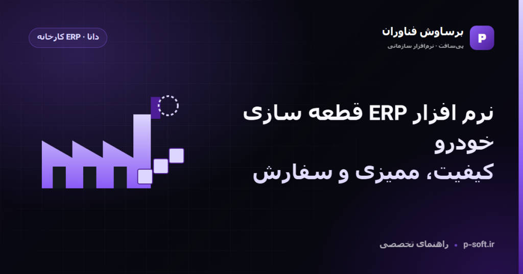 نرم افزار ERP قطعه سازی خودرو؛ کیفیت، ممیزی و سفارش — راهنمای برساوش فناوران