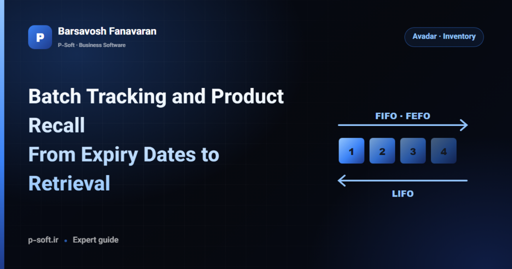Batch Tracking and Product Recall: From Expiry Dates to Retrieval — Barsavosh Fanavaran guide