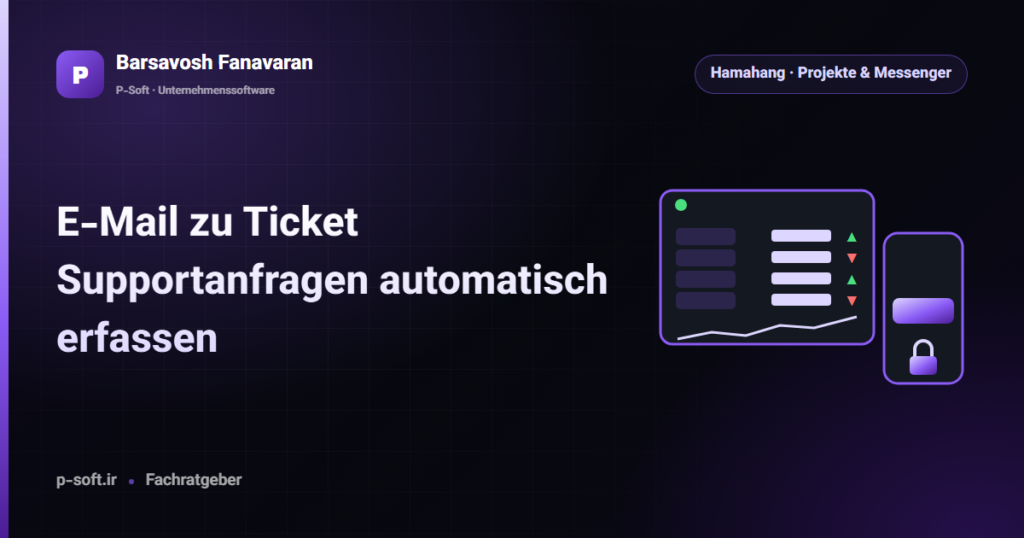 E-Mail zu Ticket: Supportanfragen automatisch erfassen — Ratgeber von Barsavosh Fanavaran