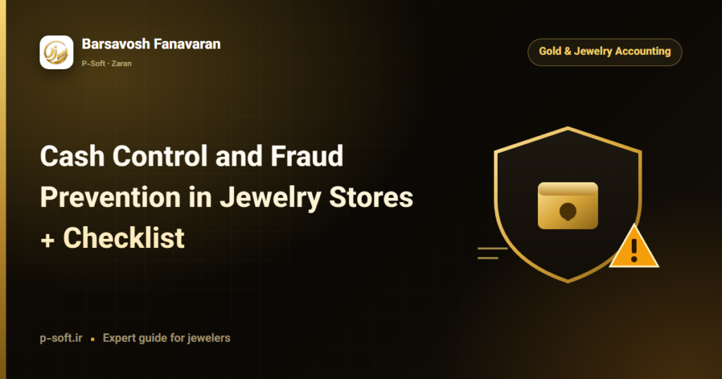 Cash Control and Fraud Prevention in Jewelry Stores + Checklist — Barsavosh Fanavaran guide