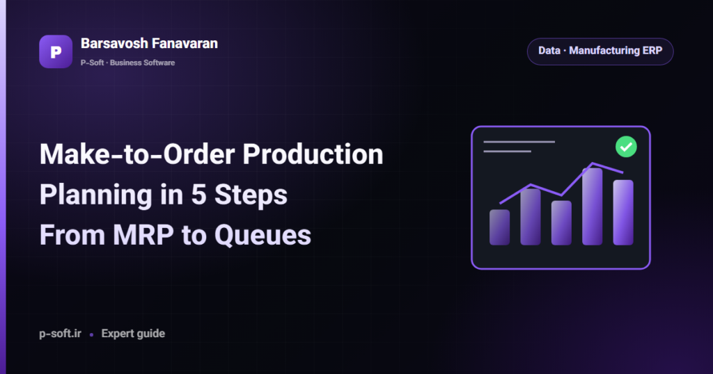 Make-to-Order Production Planning in 5 Steps: From MRP to Queues — Barsavosh Fanavaran guide