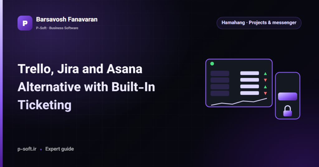 Trello, Jira and Asana Alternative with Built-In Ticketing — Barsavosh Fanavaran guide